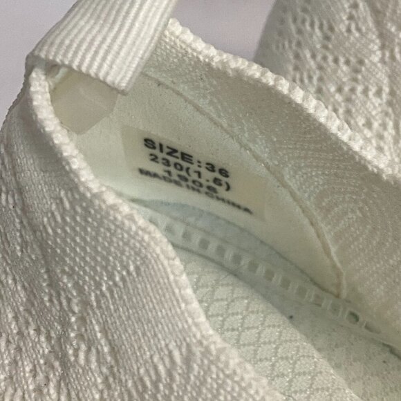 💚Women's Walking Shoes - Mesh Slip on Sneaker Knit Round Toe Casual Memory Foam - Picture 9 of 10